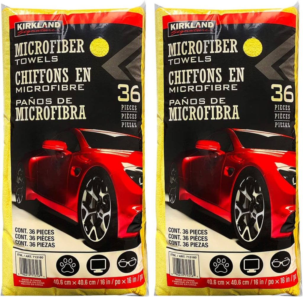 Kirkland Signature Ultra High Pile Premium Microfiber Towels Cleaning tools - Kirkland Signature Ultra High Pile Premium Microfiber Towels