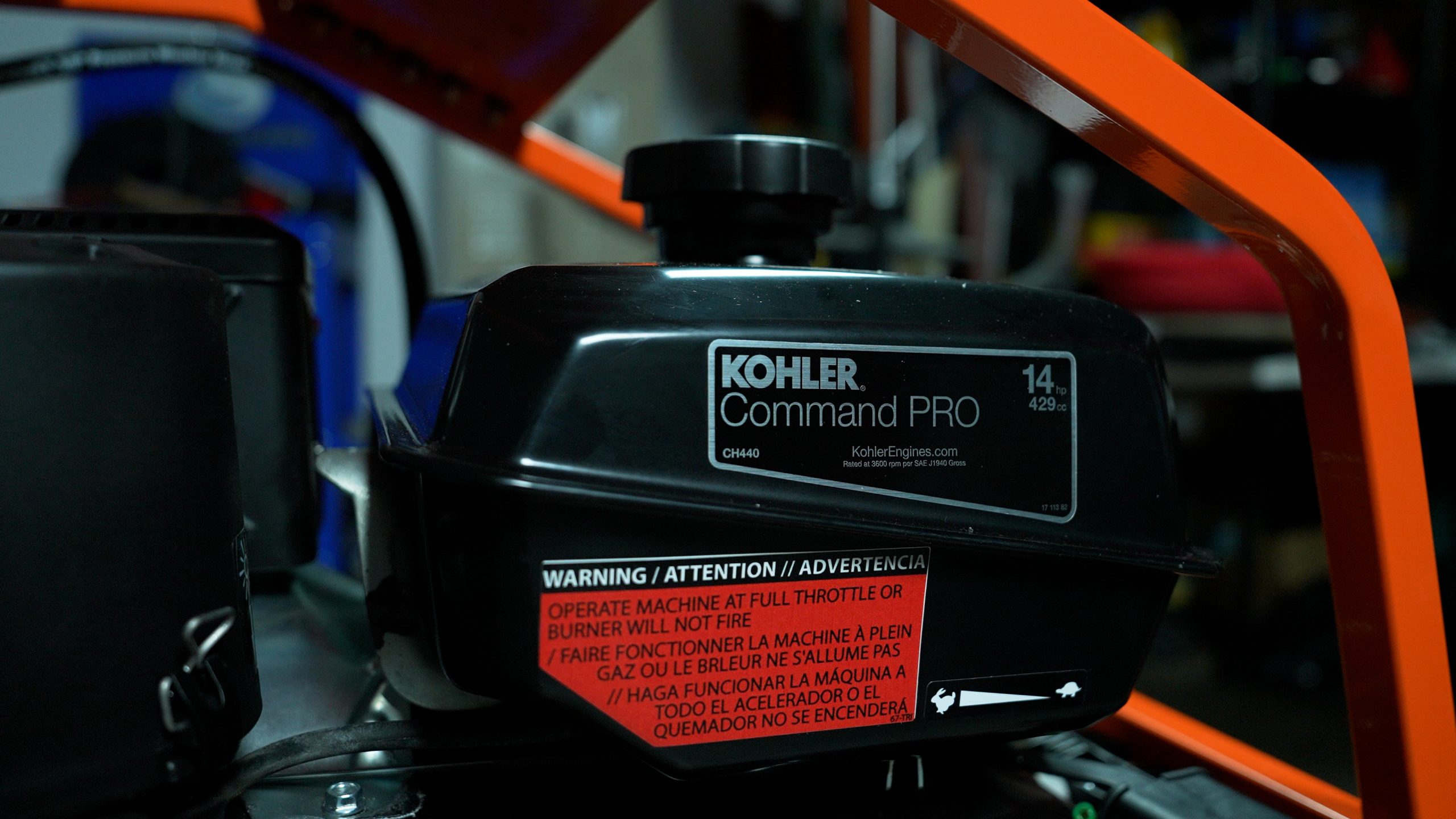 Engine Easy-Kleen Commercial Hot Water Portable Pressure Power Washer - 3.5GPM, 4000PSI, Kohler Engine 12v
