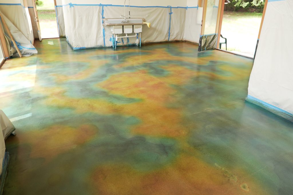 concrete flooring