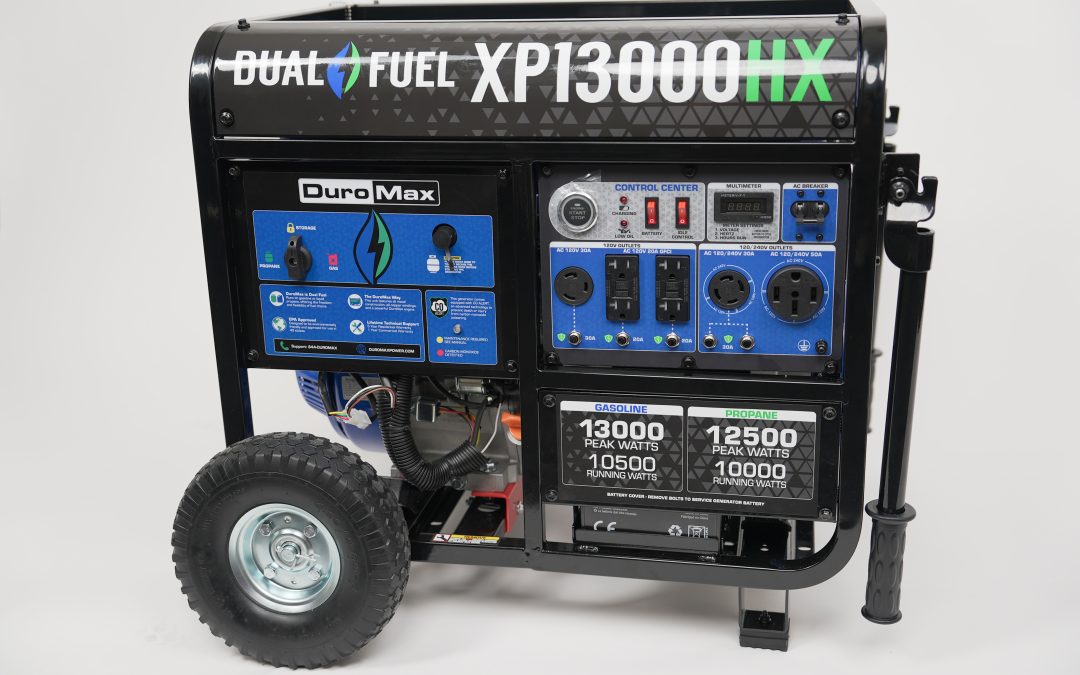 Power Up with the DuroMax XP13000HX Dual-Fuel Portable Generator
